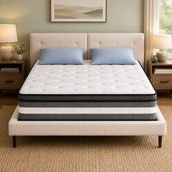 Comfort-Enhancing Double Mattress 30cm Gel Memory Foam
