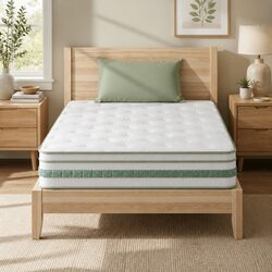 Comfort-Enhancing Single Mattress with Green Tea Foam