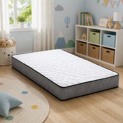 Single Mattress 16cm Bonnell Spring Tight Top Comfort Support