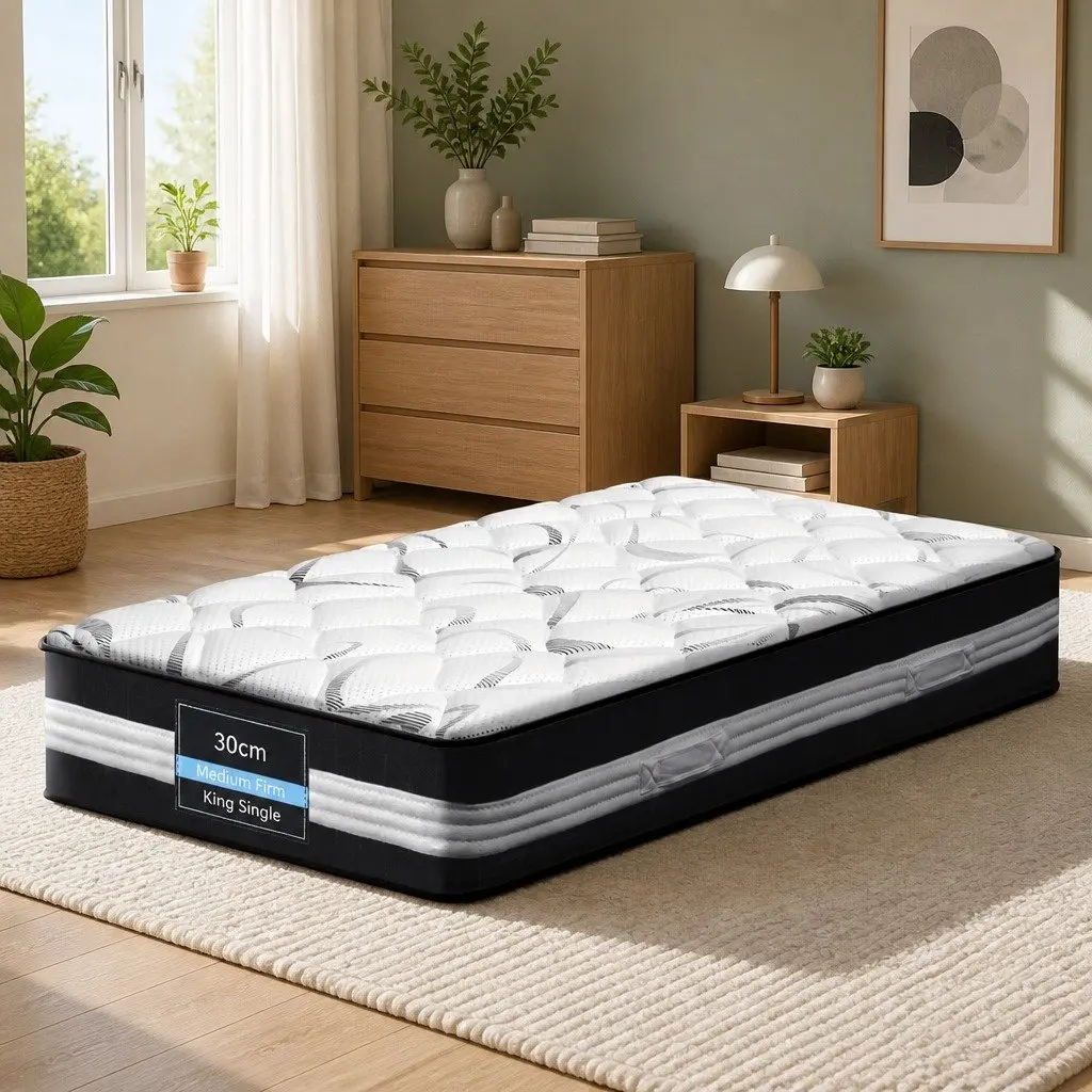 30cm King Single Mattress with Pocket Springs