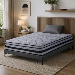 King Single Mattress 34cm Euro Top with Pocket Springs