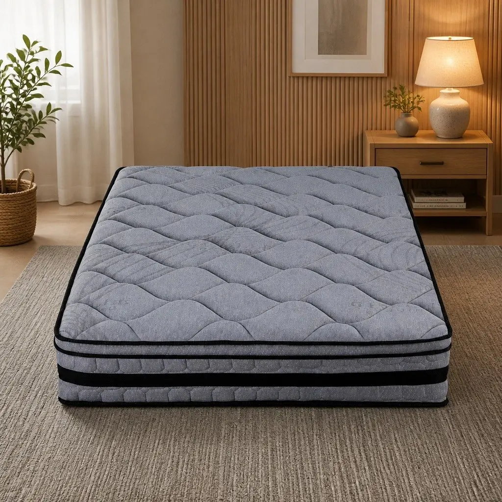 King Single Mattress 34cm Euro Top with Pocket Springs