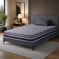 Single Mattress 34cm Hybrid Pocket Spring Euro Top
