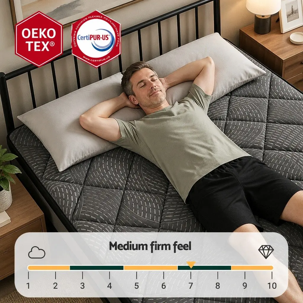 Double Mattress 25cm Pocket Spring Latex Support