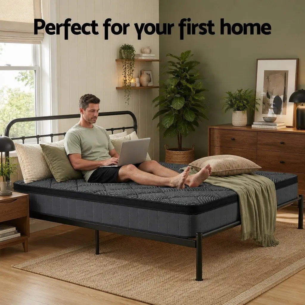 Queen Mattress 25cm Pocket Spring Latex Euro Top Comfort