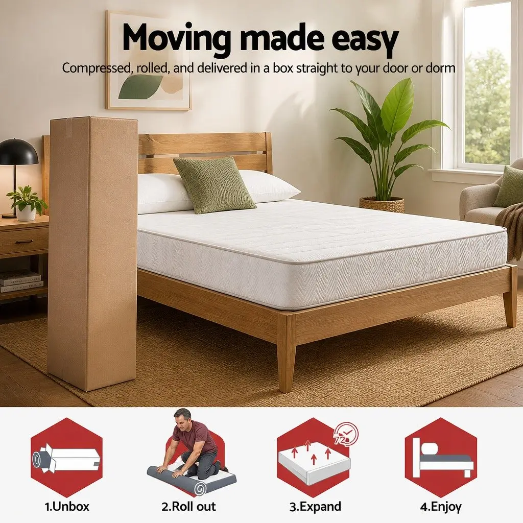 20cm King Size Mattress with Medium-Firm Support