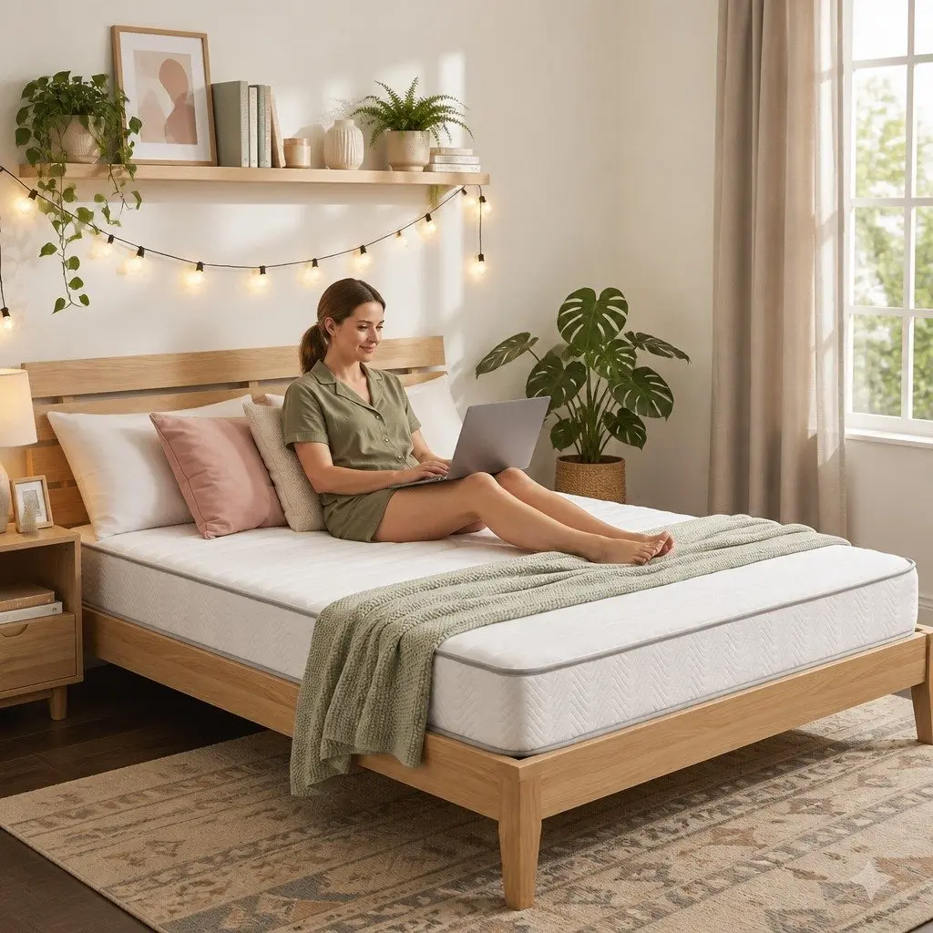 Queen Mattress with Medium-Firm Support