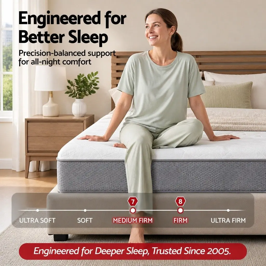 Reversible Foam Double Mattress with Pocket Springs