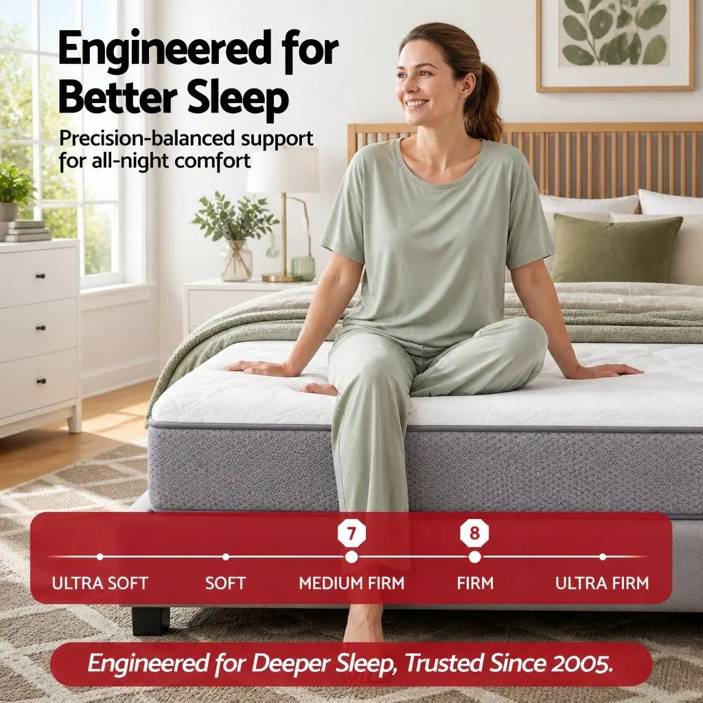 Reversible Foam King Size Mattress with Pocket Springs