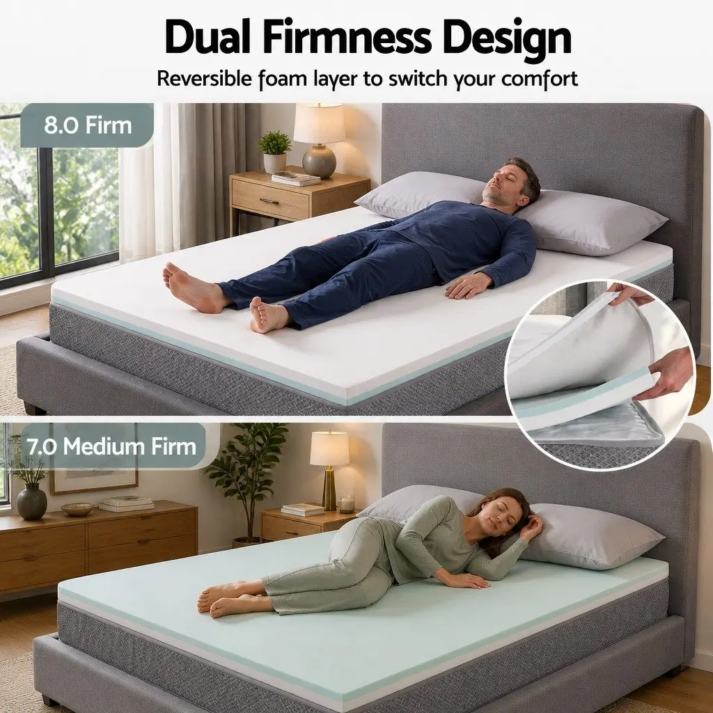 Reversible Foam King Size Mattress with Pocket Springs