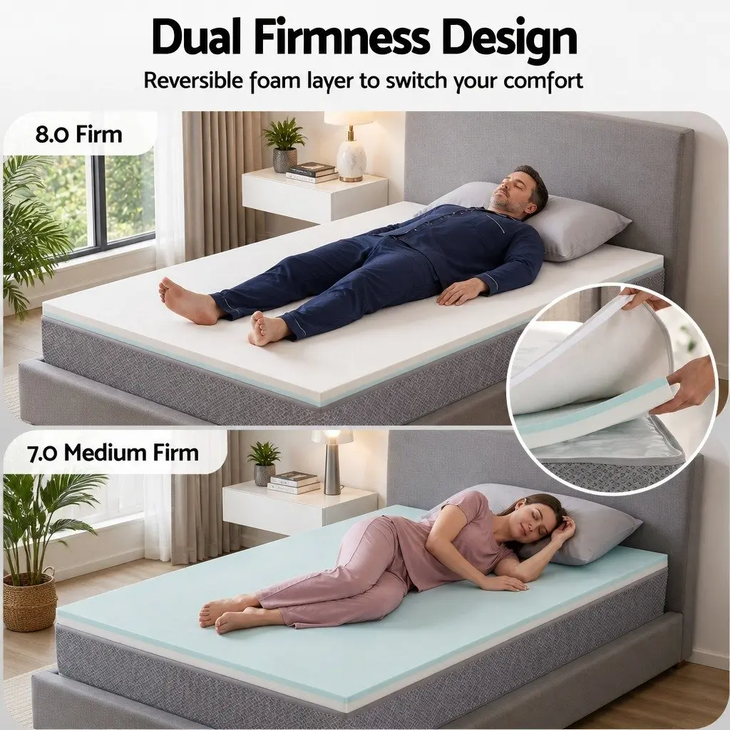 Reversible Foam Single Mattress with Pocket Springs