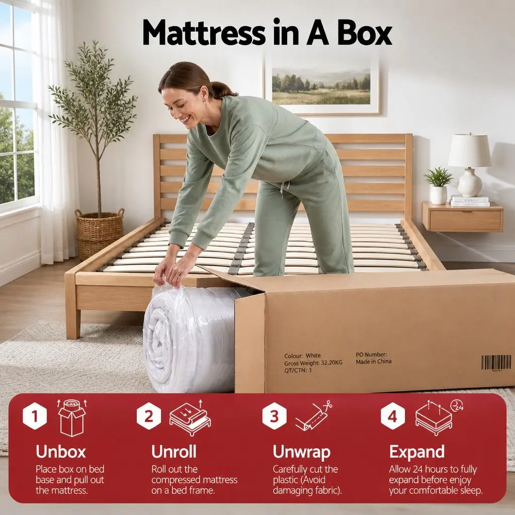 Reversible Foam Single Mattress with Pocket Springs