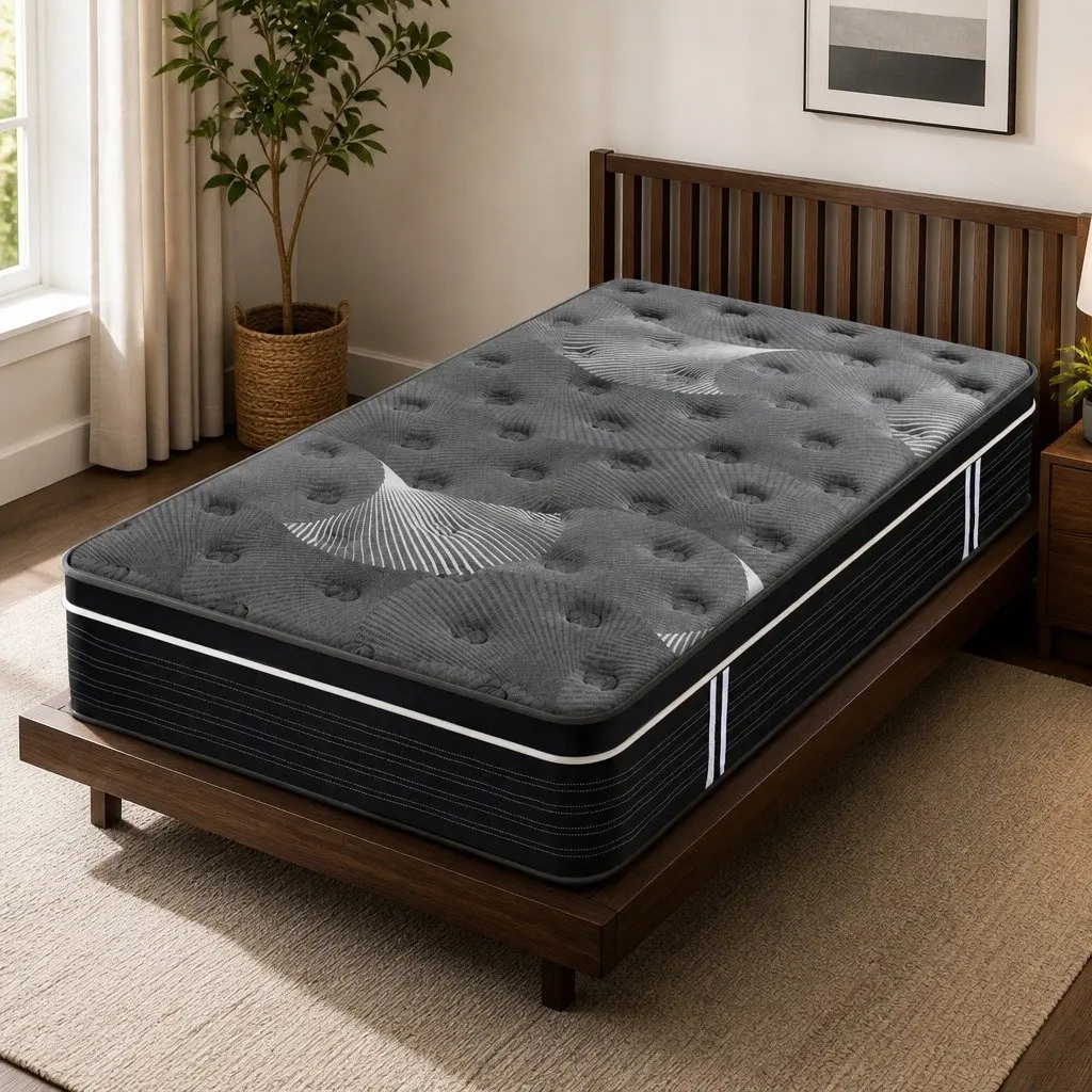 King Single Mattress 35cm Medium Firm Comfort