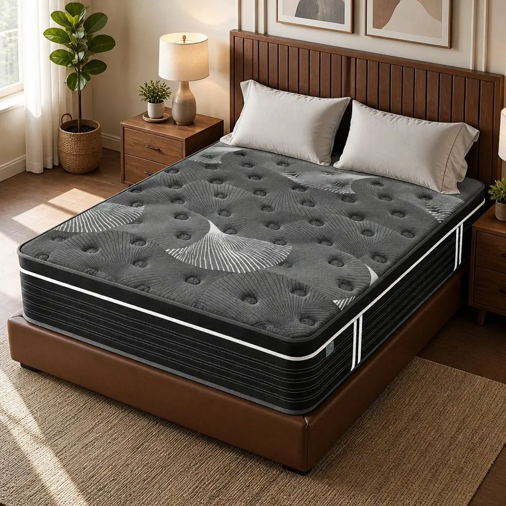 Double Mattress with Graphene Memory Foam