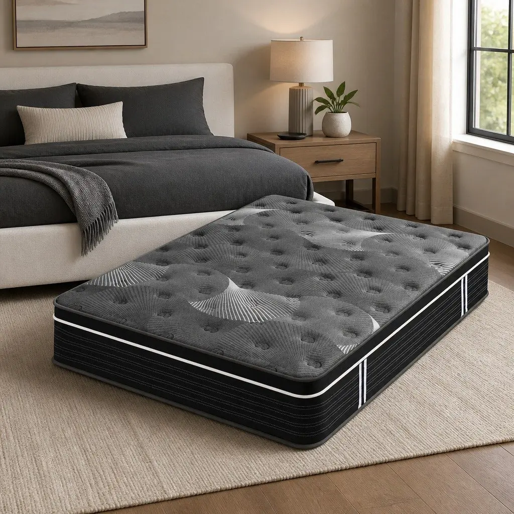 Double Mattress with Graphene Memory Foam