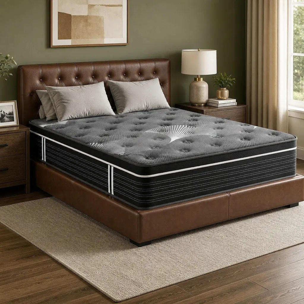 Double Mattress with Graphene Memory Foam