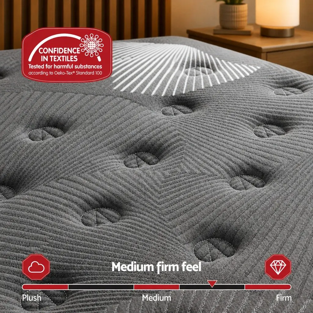 Double Mattress with Graphene Memory Foam