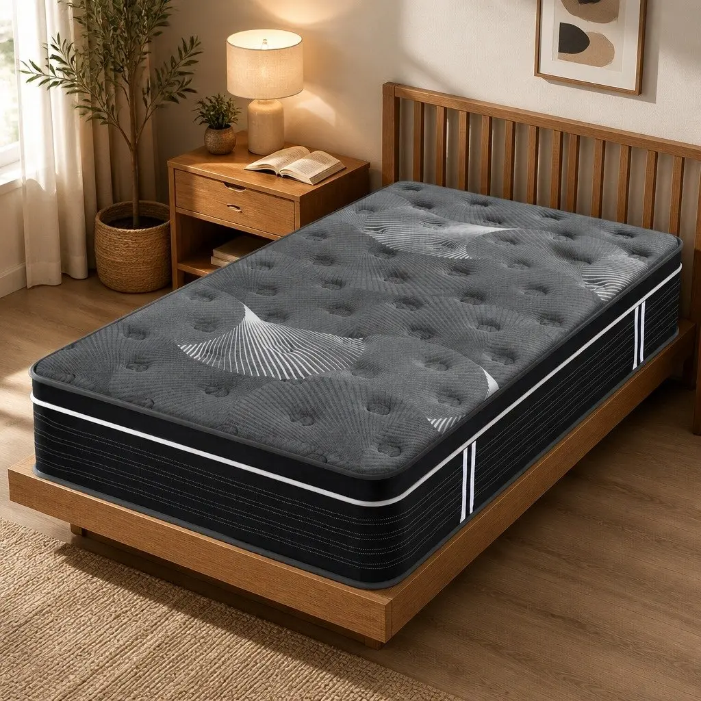 Euro Top Single Mattress with Graphene Foam 35cm