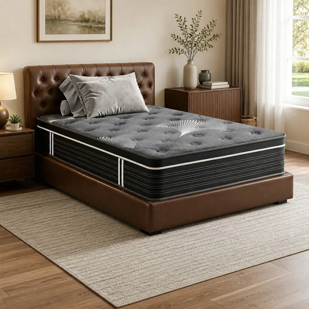 Euro Top Single Mattress with Graphene Foam 35cm