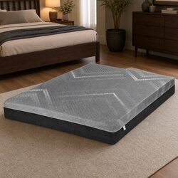 Grey Double Mattress with 26cm Firm Pocket Springs