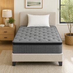 King Single Mattress 26cm Latex Foam Euro Top Comfort