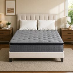 Double Mattress with 26cm Euro Top Latex Foam