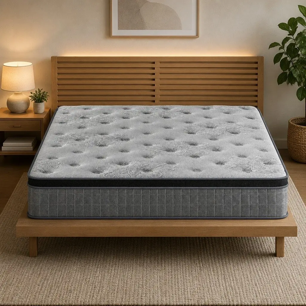 Double Mattress with 26cm Euro Top Latex Foam