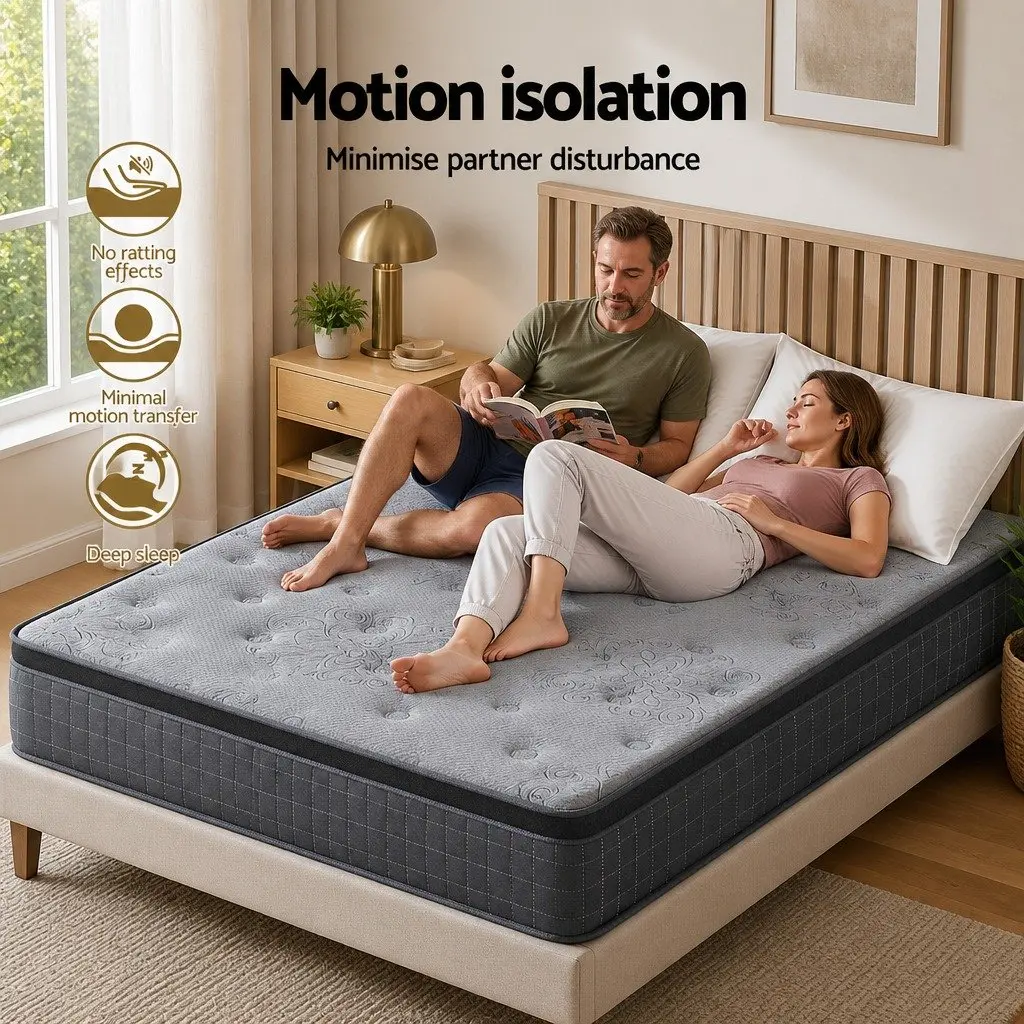 Double Mattress with 26cm Euro Top Latex Foam