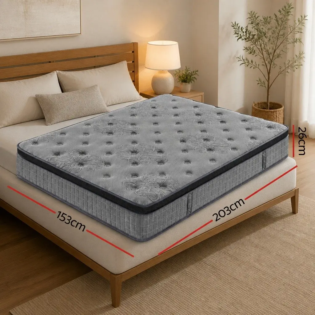 Queen Mattress with Latex Foam and Pocket Springs