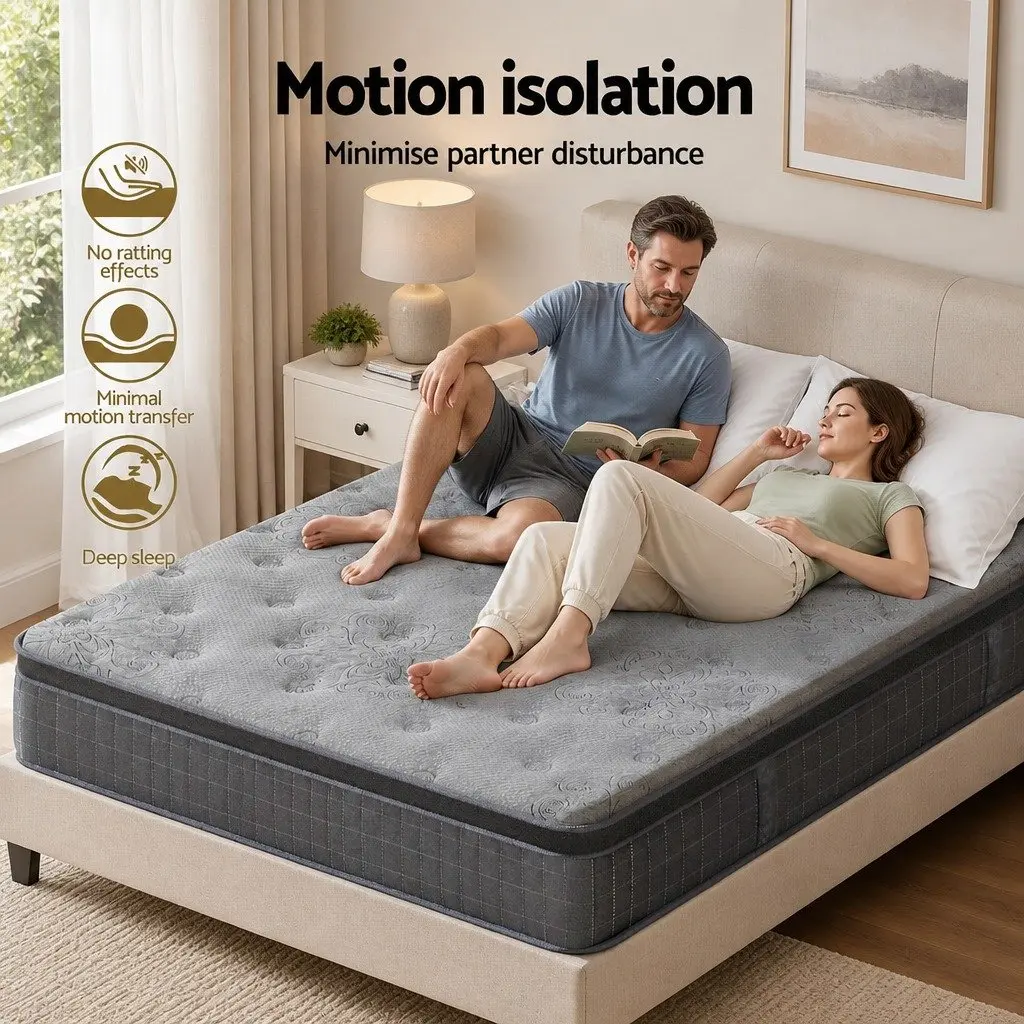 Queen Mattress with Latex Foam and Pocket Springs