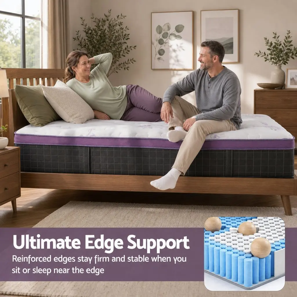 King Single Mattress with Firm Euro Top Support 35cm