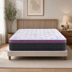 King Size Mattress with Euro Top and Pocket Springs