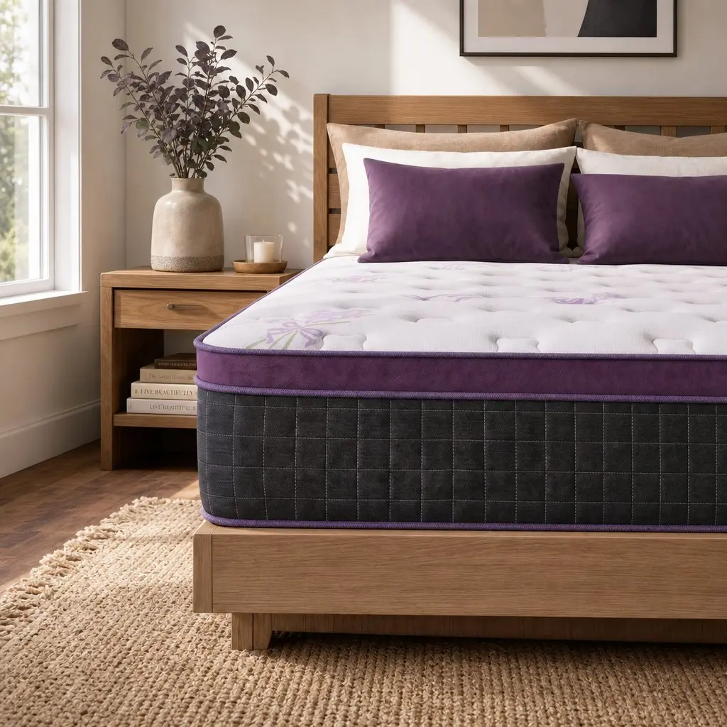 King Size Mattress with Euro Top and Pocket Springs