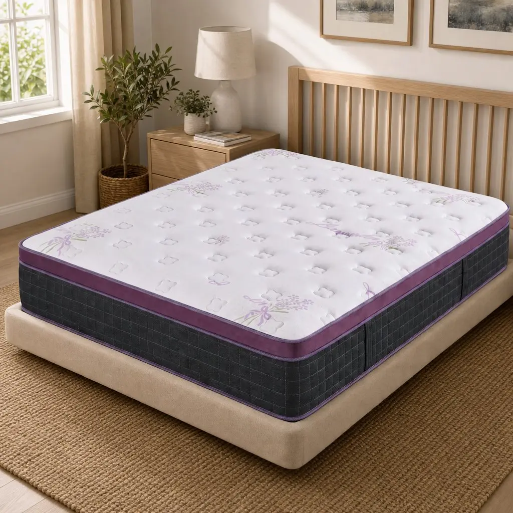 King Size Mattress with Euro Top and Pocket Springs