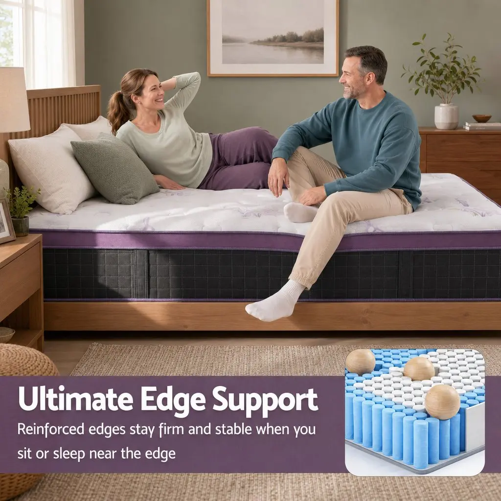 King Size Mattress with Euro Top and Pocket Springs