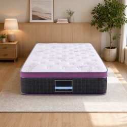 Single Mattress with Euro Top for Comfort and Support