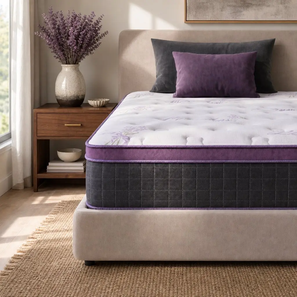 Single Mattress with Euro Top for Comfort and Support
