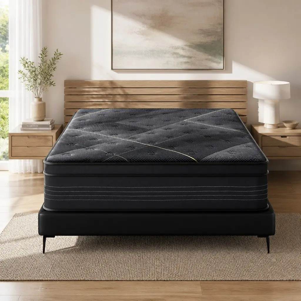 Hybrid Double Mattress 35cm with Bamboo Charcoal Foam