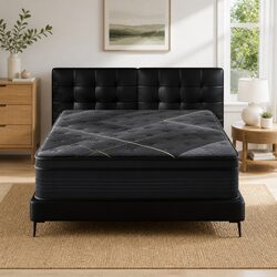 King Size Mattress with Euro Top and Bamboo Charcoal Foam