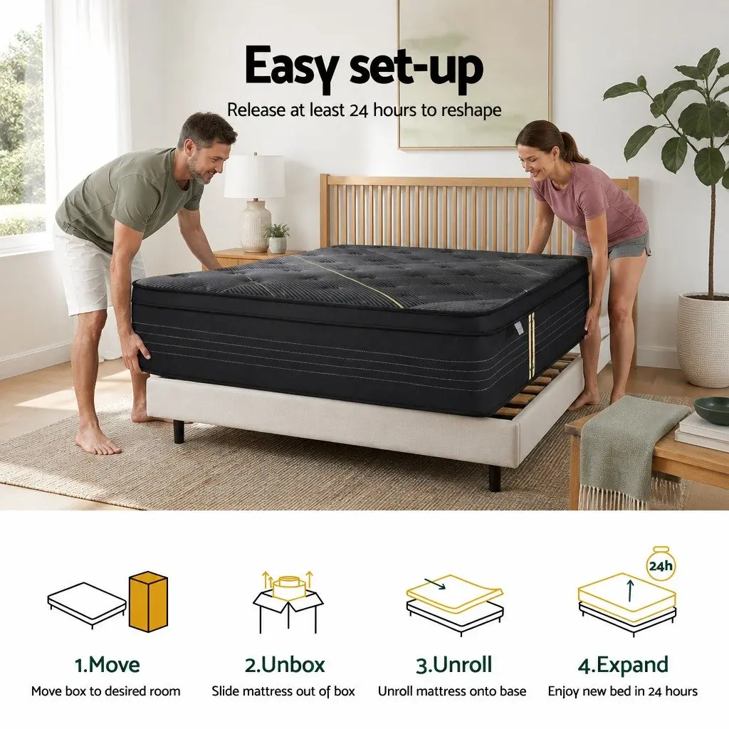 Single Mattress 35cm Hybrid Pocket Spring