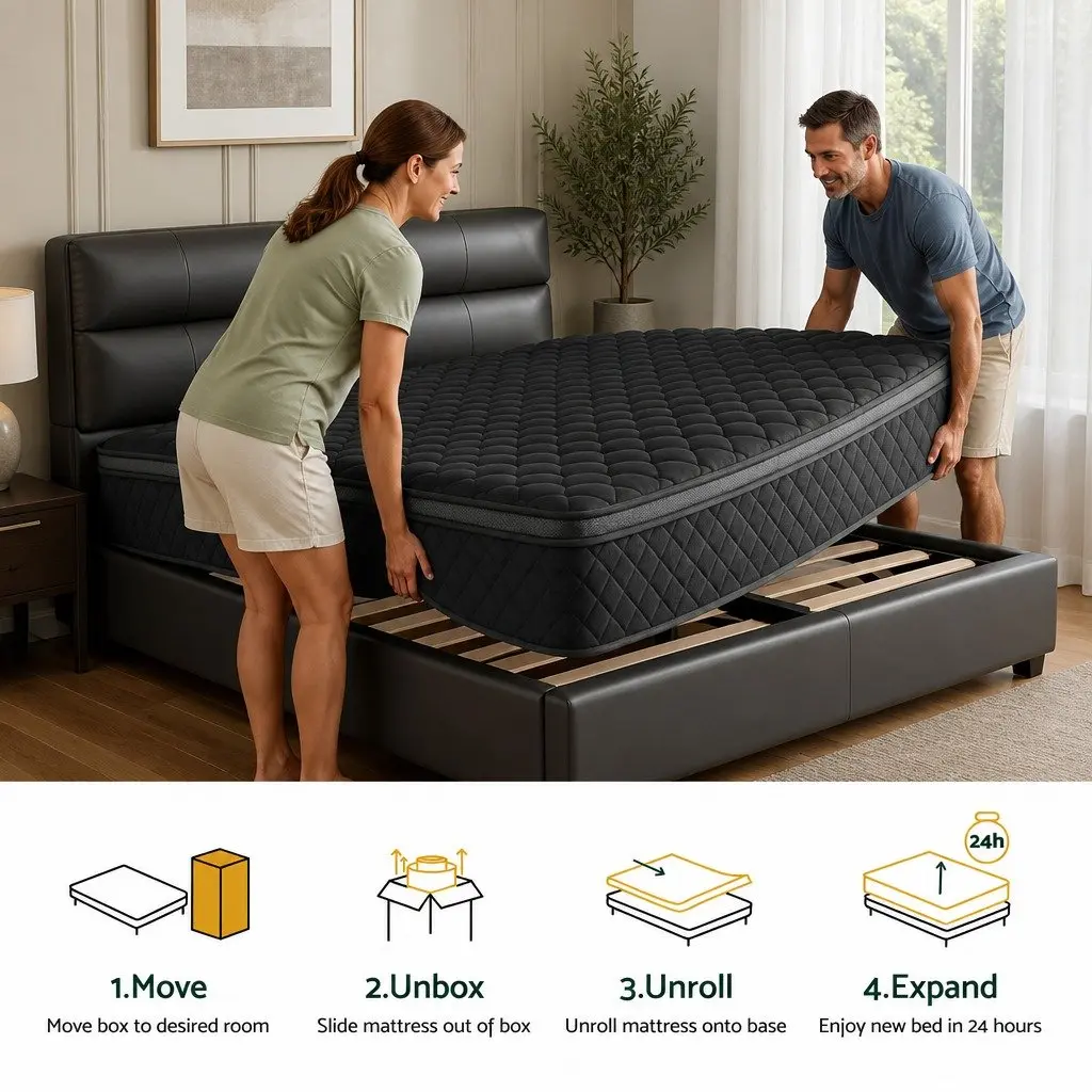 Double Mattress with 5-Zone Pocket Springs