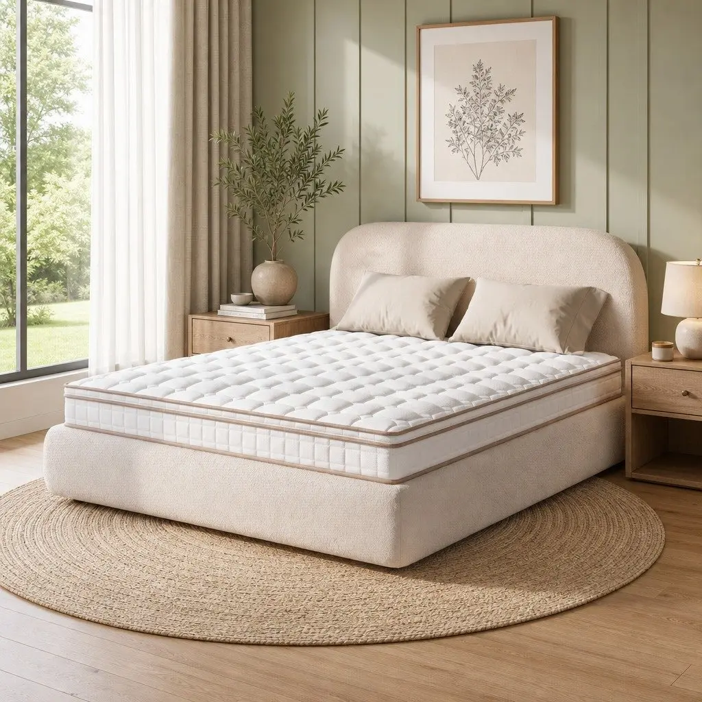 Double Mattress Firm 20cm Pocket Spring Breathable Support