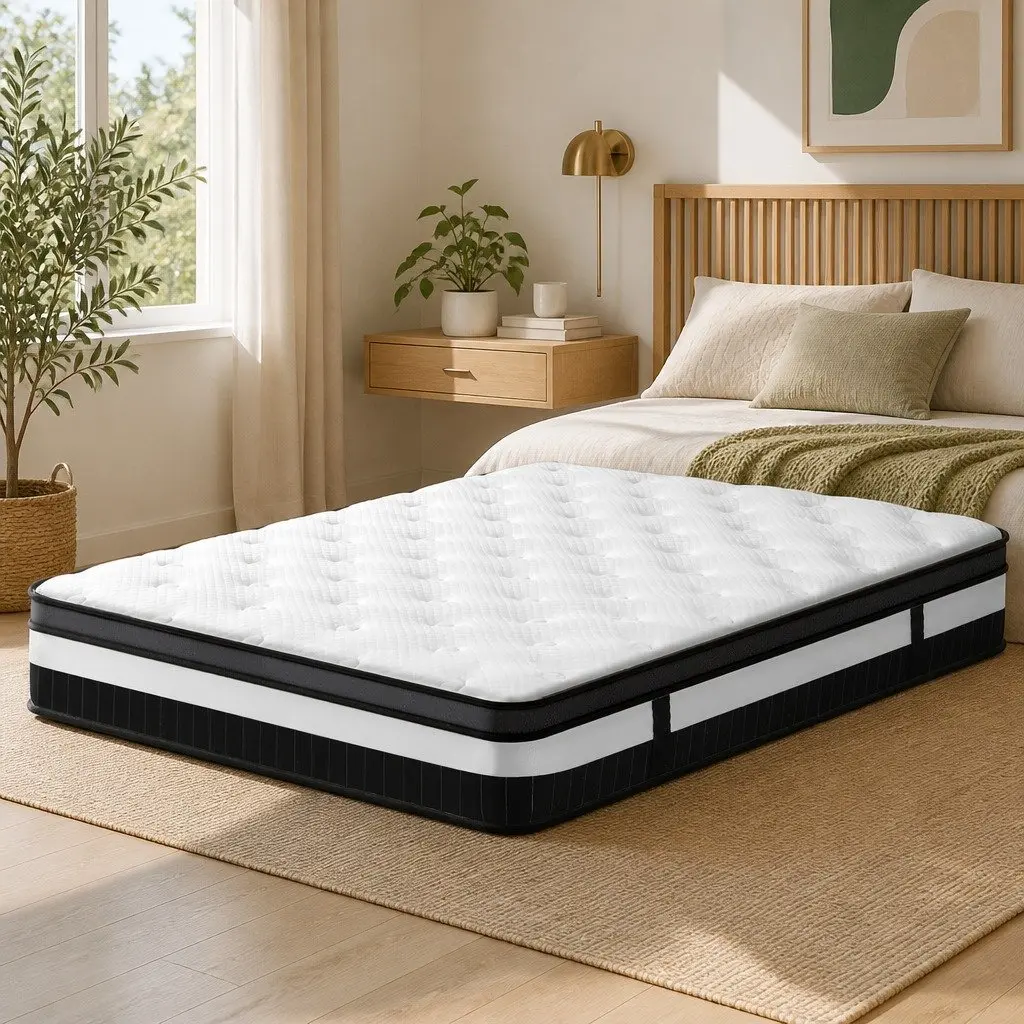 30cm Double Mattress with Medium-Firm Euro Top Support