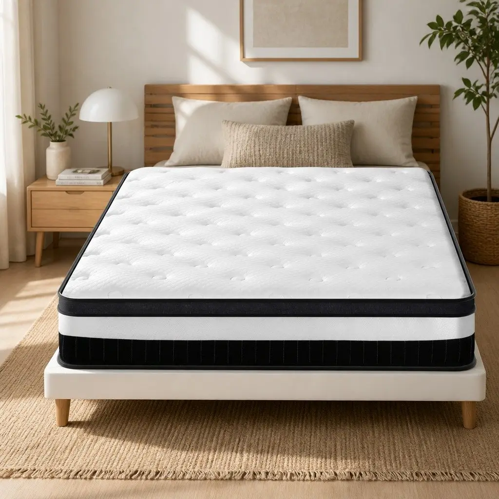 30cm Double Mattress with Medium-Firm Euro Top Support