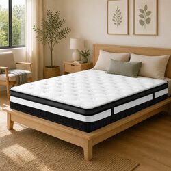 Comfortable Queen Size Mattress with Euro Top Design