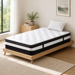 Durable 30cm Single Mattress with Pocket Spring Support