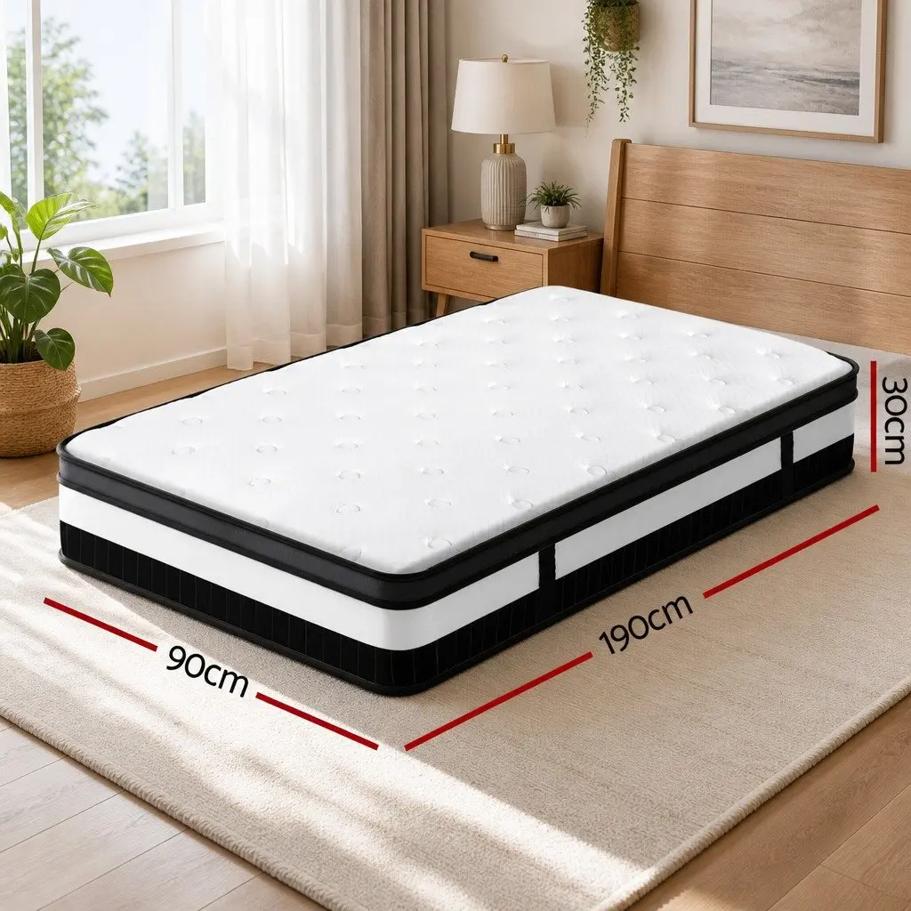 30cm Single Mattress with Pocket Spring Support