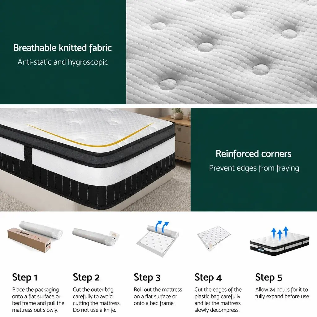 30cm Single Mattress with Pocket Spring Support