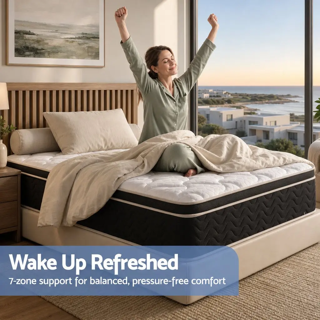 King Single Mattress 35cm Firm with Edge Support