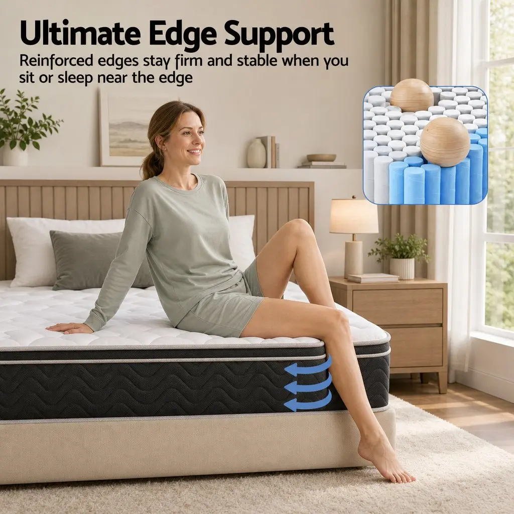 King Single Mattress 35cm Firm with Edge Support